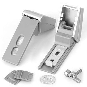 Stainless Steel Fridge Hinges Replacement Kit - 2 Pack