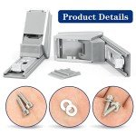 Stainless Steel Fridge Hinges Replacement Kit - 2 Pack