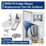 Stainless Steel Fridge Hinges Replacement Kit - 2 Pack