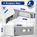 Stainless Steel Fridge Hinges Replacement Kit - 2 Pack