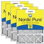Nordic Pure 20x25x5 MERV 10 Air Filters 4-Pack