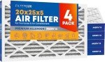 Filterlux MERV 13 Air Filters 20x25x5 (4-Pack)