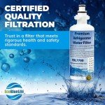 EcoBlueLife Refrigerator Water Filter – Compatible LT700P 46-9690
