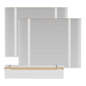 3-Pack MERV-13 Replacement Air Filters, 20x25x6