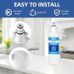 Setfeel 3-Pack Water Filter Replacement for LG & Kenmore