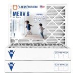 20x24x4 Pleated Air Filter MERV 8 - 3 Pack