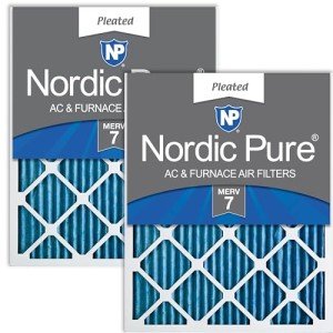 Nordic Pure 20x25x1 MERV 7 Pleated Air Filters