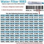 3-Pack Replacement Water Filter for Refrigerators