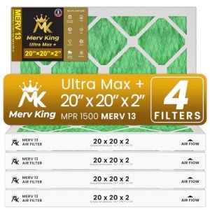 MervKing 20x20x2 MERV 13 Air Filter Pack