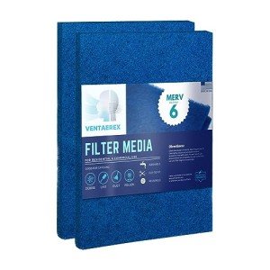 VENTAEREX 20x22x1 Washable Air Filters - 2 Pack