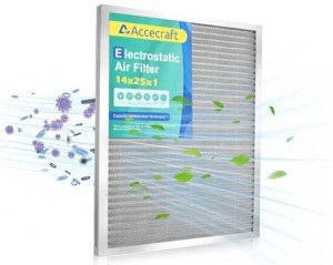 Accecraft 14x25x1 Washable Electrostatic Air Filter