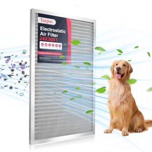 Torjim 24x30x1 Washable MERV8 Air Filter