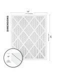 18x30x1 MERV 11 HVAC Air Filters (4-Pack)