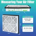 20x20x3 MERV 13 Air Filter Replacement - 2 Pack
