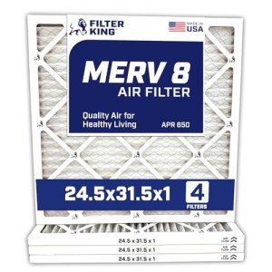 24.5x31.5 Air Filter 4-Pack | MERV 8