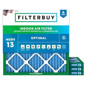 30x30x1 MERV 13 Air Filter 4-Pack