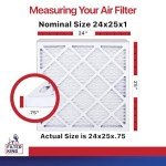 Filter King 24x25x1 MERV 11 Air Filters - 4 Pack