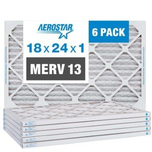 Aerostar 18x24x1 MERV 13 Air Filter Pack