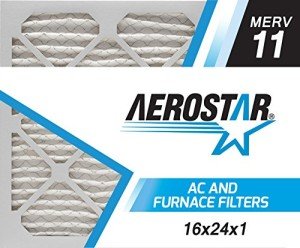Aerostar 16x24x1 MERV 11 Air Filter Pack of 6