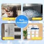 Refrigerator Inline Water Filter Kit with Fittings