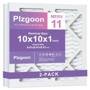Plzgoon 10x10x1 MERV 11 Pleated Air Filters