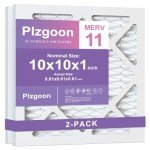 Plzgoon 10x10x1 MERV 11 Pleated Air Filters