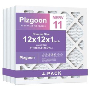 Plzgoon 12x12 Air Filters MERV 11 (4 Pack)