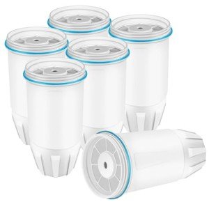 SETFEEL 6-Pack Water Filter Replacement for Zero Pitchers