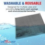 Electrostatic Air Filter, MERV 8, Washable, 18x20x1
