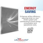 Electrostatic Air Filter, MERV 8, Washable, 18x20x1