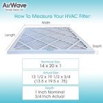 AirWave 14x20 Air Filter MERV 8 (2-Pack)