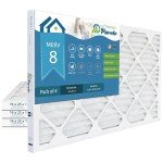 AirPurete 16x25x1 MERV 8 Furnace Filters - 4 Pack