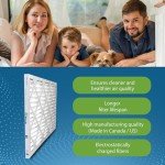 AirPurete 16x25x1 MERV 8 Furnace Filters - 4 Pack