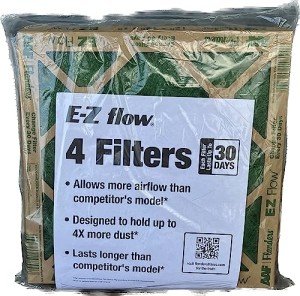 12x12x1 Heavy Duty Fiberglass Air Filters, Pack of 6