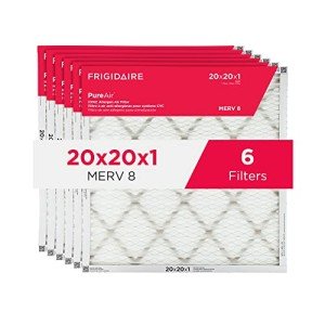 Frigidaire 20x20x1 MERV 8 Air Filters - 6 Pack