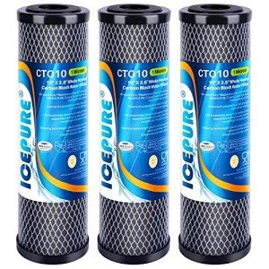 3-Pack 1 Micron Whole House Carbon Water Filters