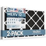 BNX TruFilter MERV 12 Odor Defense Air Filters 2-Pack