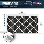 BNX TruFilter MERV 12 Odor Defense Air Filters 2-Pack