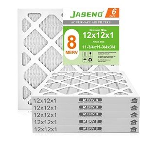12x12x1 MERV 8 Air Filters, 6-Pack