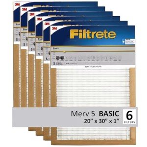 Filtrete 20x30x1 MERV 5 Air Filter - 6 Pack