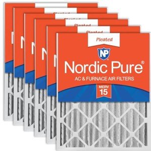 Nordic Pure MERV 15 Pleated Air Filters 6-Pack
