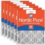 Nordic Pure MERV 15 Pleated Air Filters 6-Pack