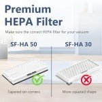 HEPA Replacement Filters for Miele Vacuums - 4 Pack