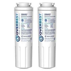 Overbest UKF8001 Refrigerator Water Filter 4, 2-Pack