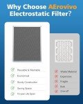 Reusable Electrostatic Air Filter - MERV 8, Lifetime
