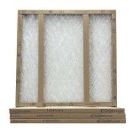 22x22x1 Glasfloss GDS Fiberglass Air Filters (4 Pack)