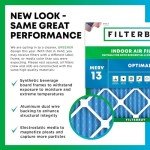 MERV 13 Pleated Air Filters 4-Pack 13x21.5