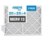 Aerostar 20x25x4 MERV 13 Pleated Air Filters