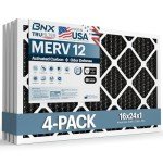 BNX TruFilter 16x24x1 MERV 12 Odor Defense Filters