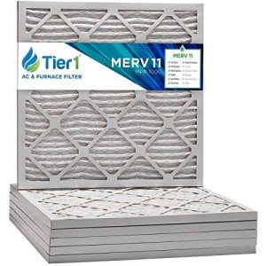 24x24x1 MERV 11 Pleated Air Filters - 6 Pack
